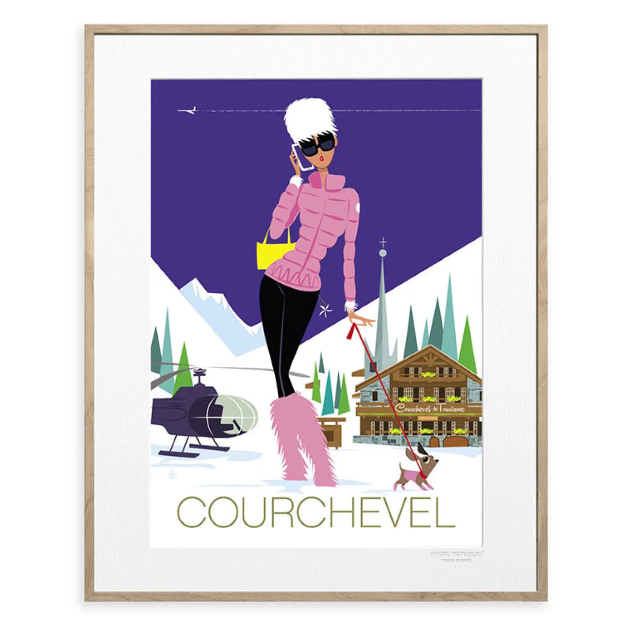 IMAGE REPUBLIC Affiches, Décos Murales^Affiche - Monsieur Z - Courchevel