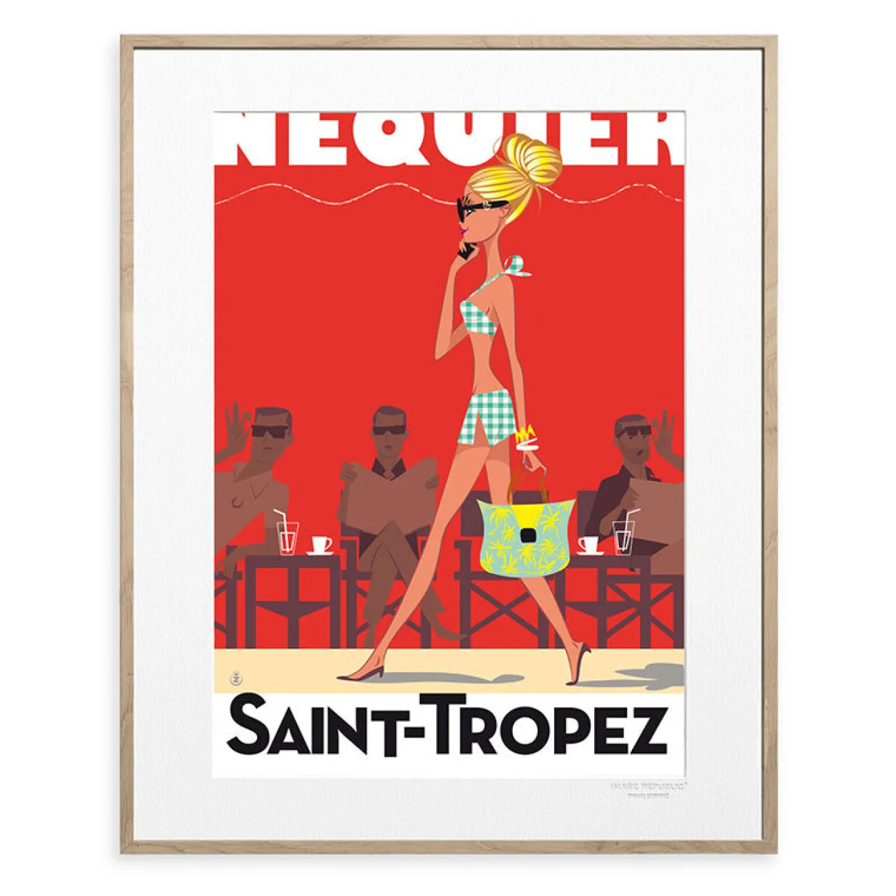 IMAGE REPUBLIC Affiches, Décos Murales^Affiche - Monsieur Z - Saint Tropez