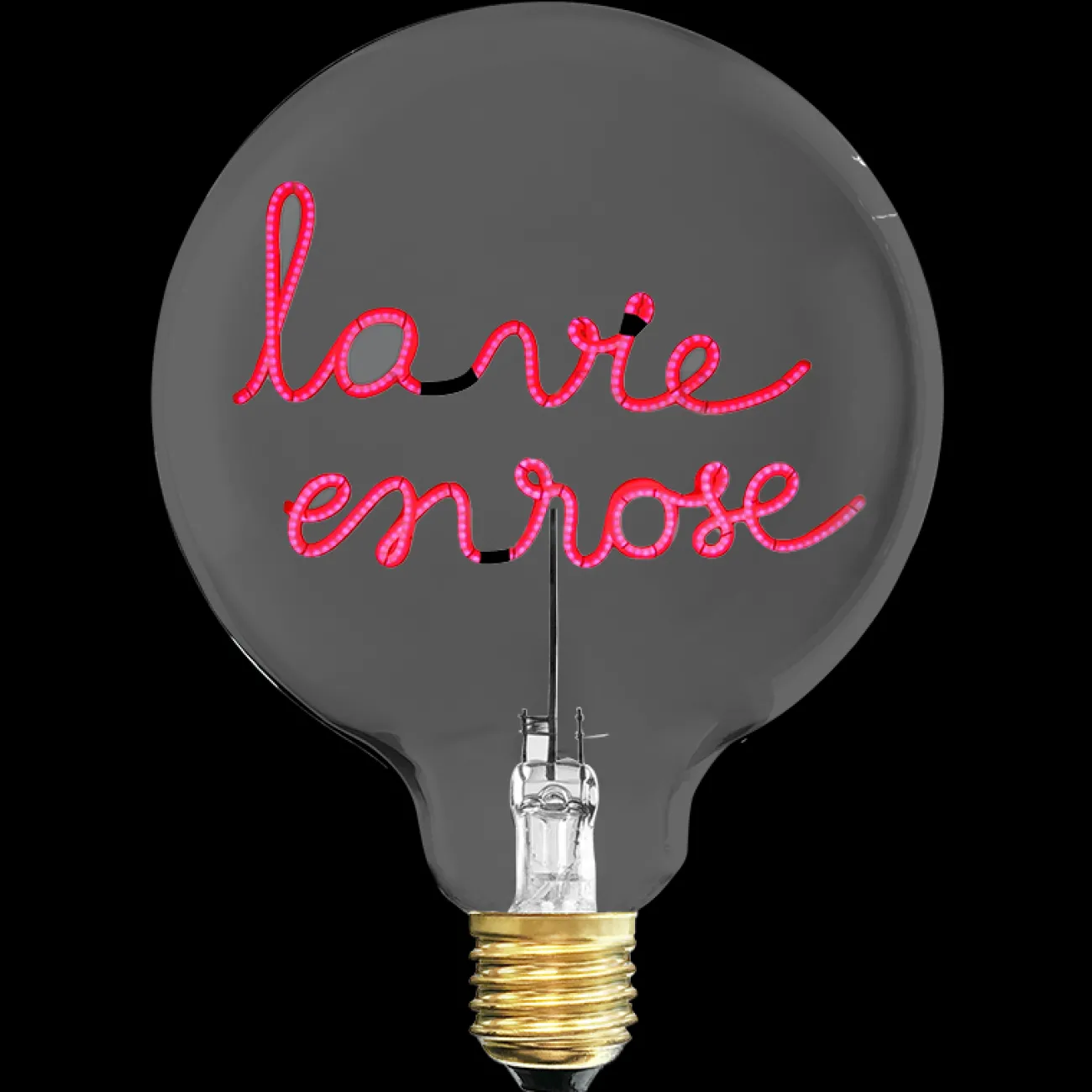 ELEMENTS LIGHTING Ampoules Message & Socles | Lampes Nomades (Rechargeables)^Ampoule La vie en rose
