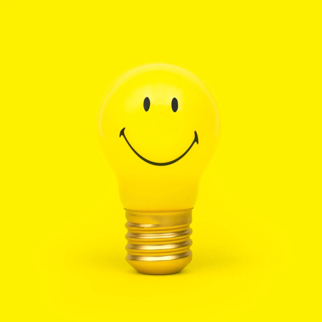 SUCK UK Ampoules Message & Socles^Ampoule sans fil - Smiley