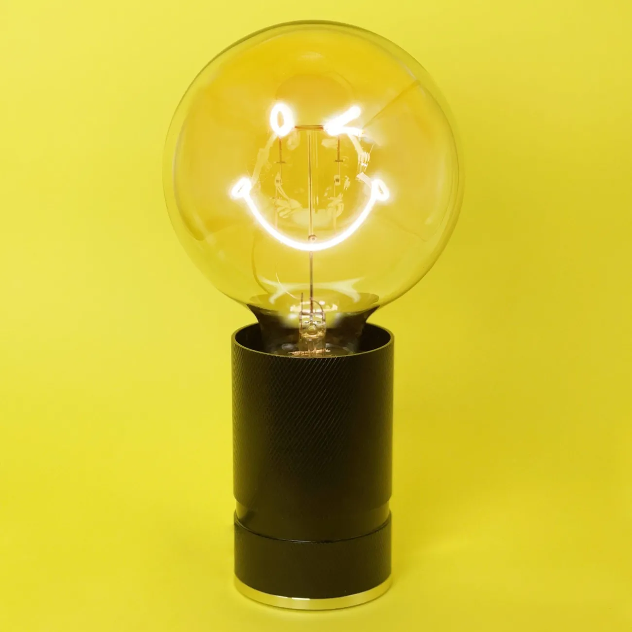 ELEMENTS LIGHTING Ampoules Message & Socles^Ampoule Smiley Kindness / H 17 cm
