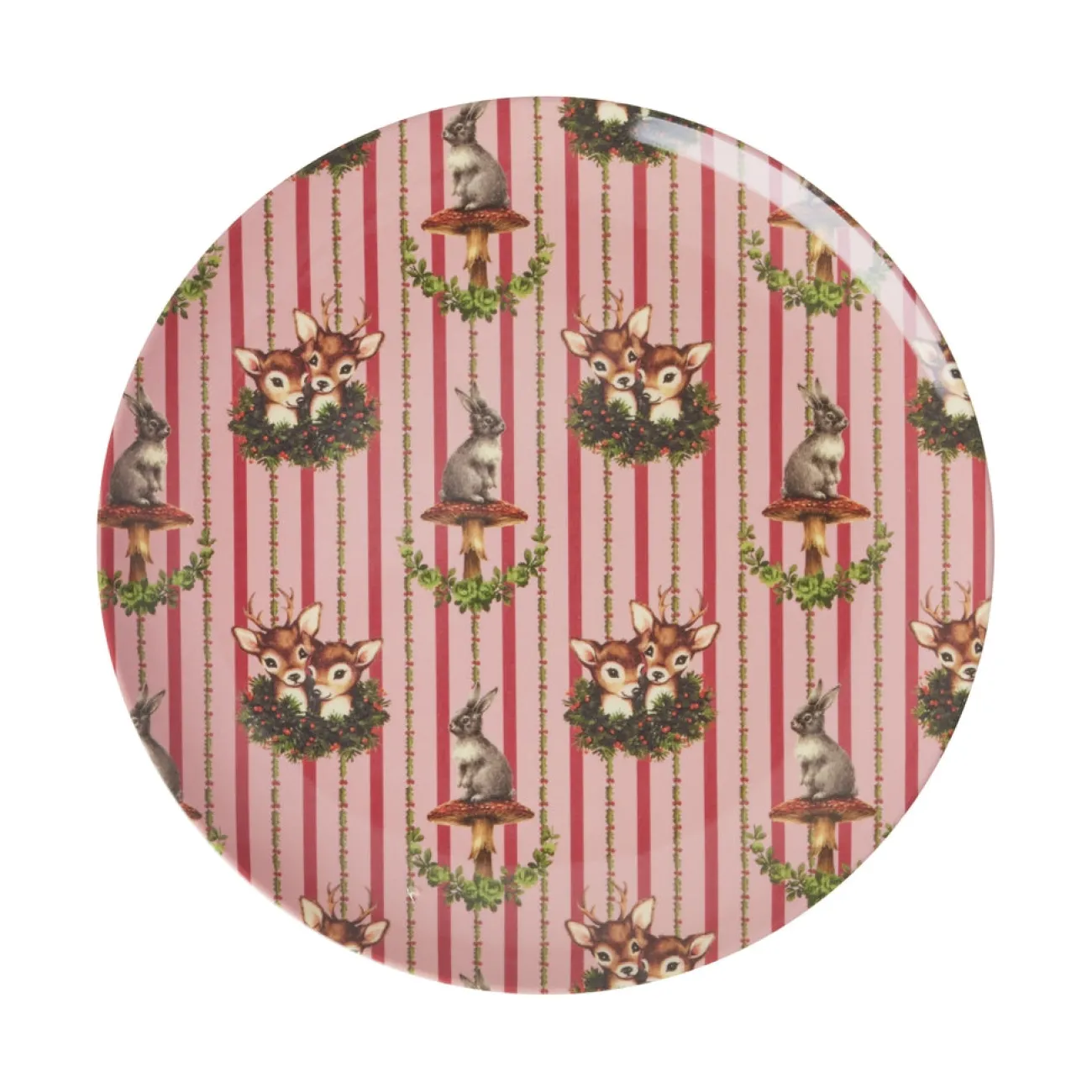 Enfant RICE Vaisselle Enfants | Plats Et Assiettes^Assiette mélamine - Dove Red