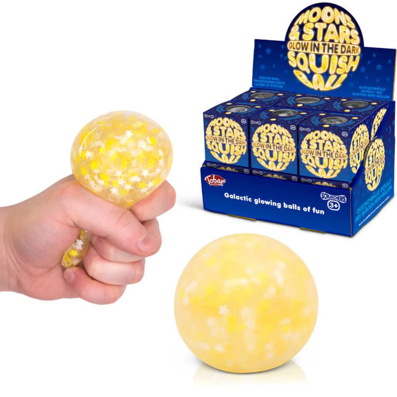 TOBAR Jeux & Fun^Balle anti-stress phosphorescente