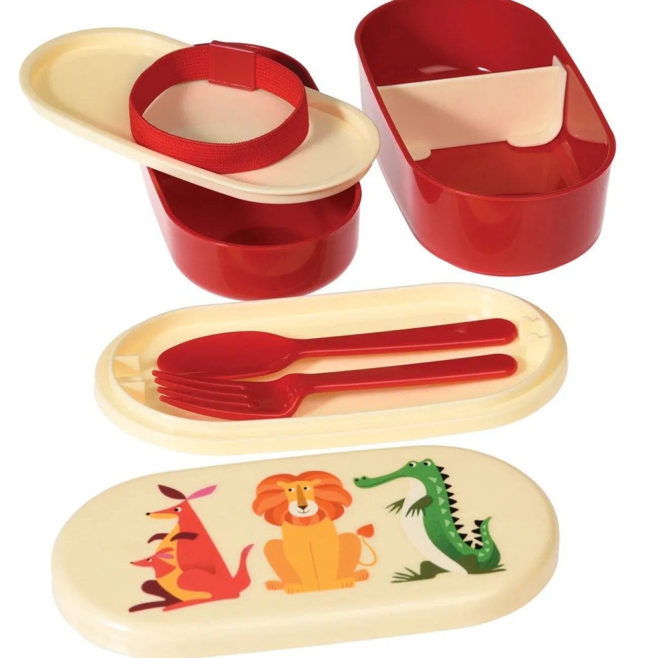 Enfant REX Vaisselle Enfants | Gourdes & Cuisine Nomade^Boite Bento - Colourful Creatures
