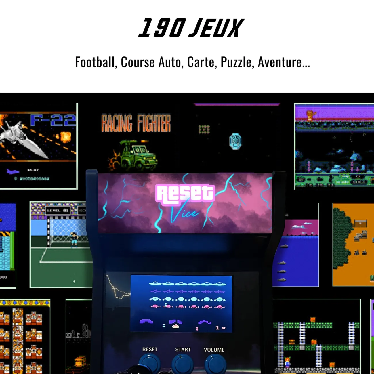 RESET CLUB Accessoires High Tech^Borne Arcade - Reset Vice