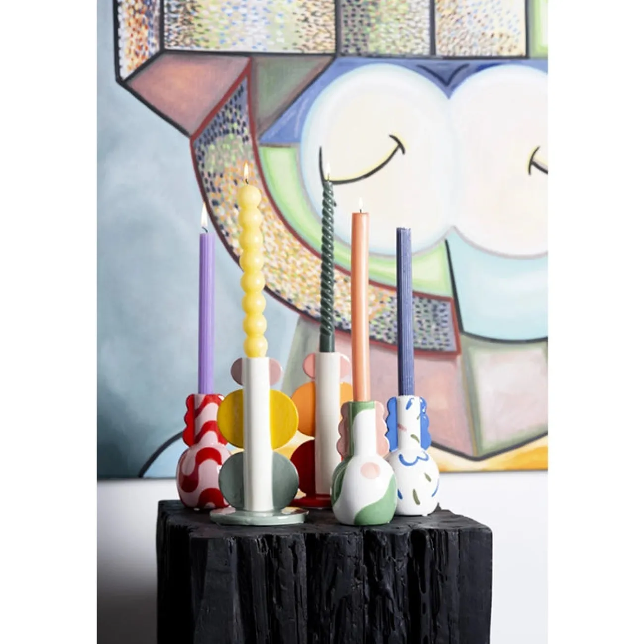 Que Rico Petits Objets Décoratifs^Bougeoir - Adelina h. 15 cm - Joyful Jumble