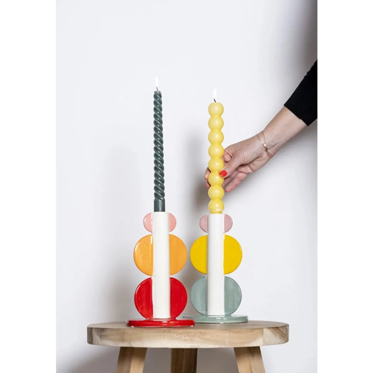 Que Rico Petits Objets Décoratifs^Bougeoir - Lorenzo h. 20.5 cm - Amor Del Color