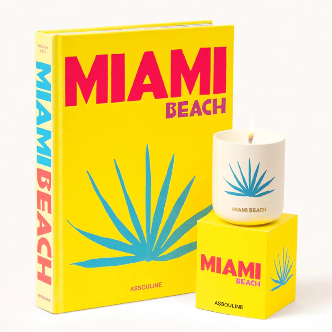 ASSOULINE Livres Décoratifs^Bougie Travel from Home - Miami Beach