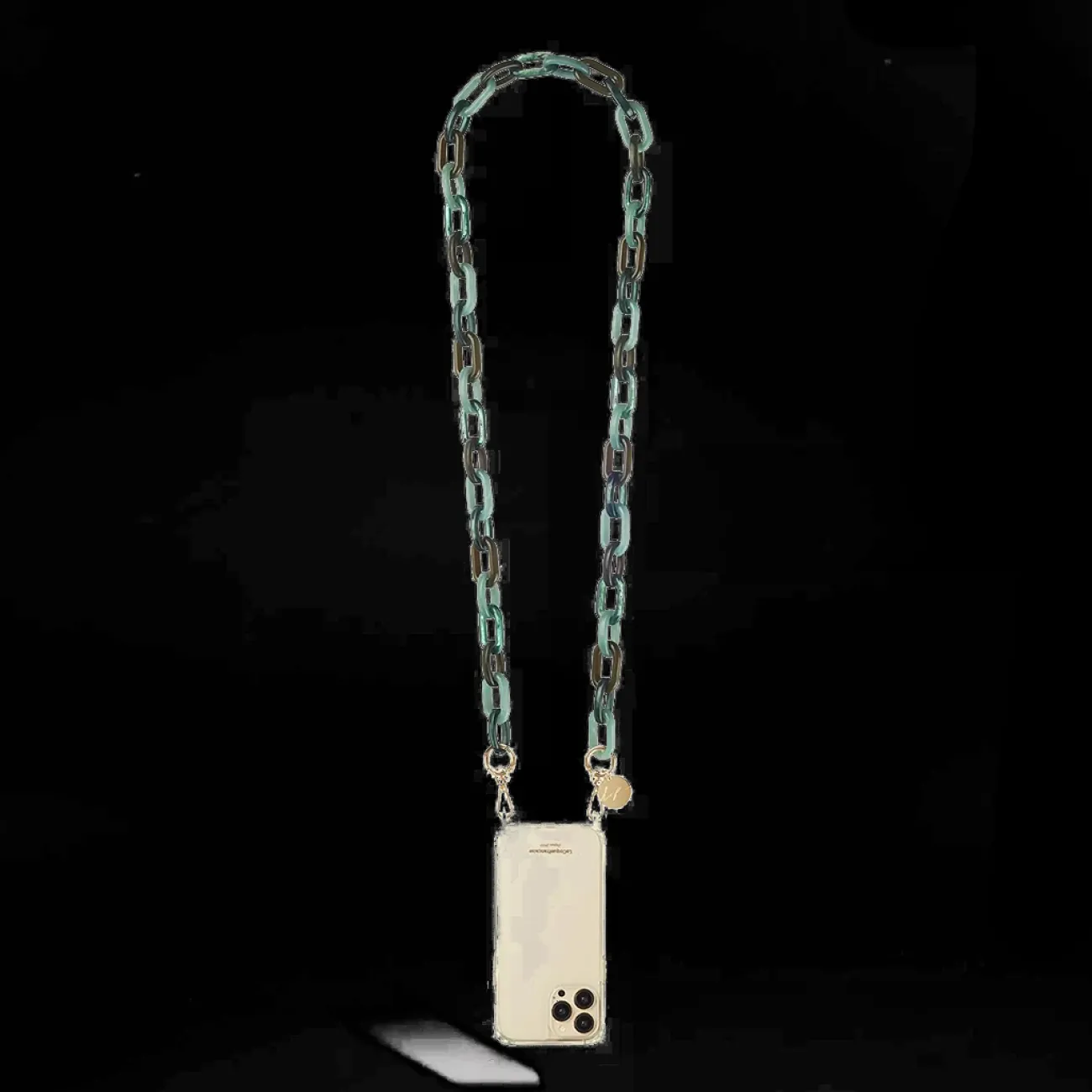 LA COQUE FRANÇAISE Chaînes De Téléphone^Chaine de téléphone bijou - Lenny vert