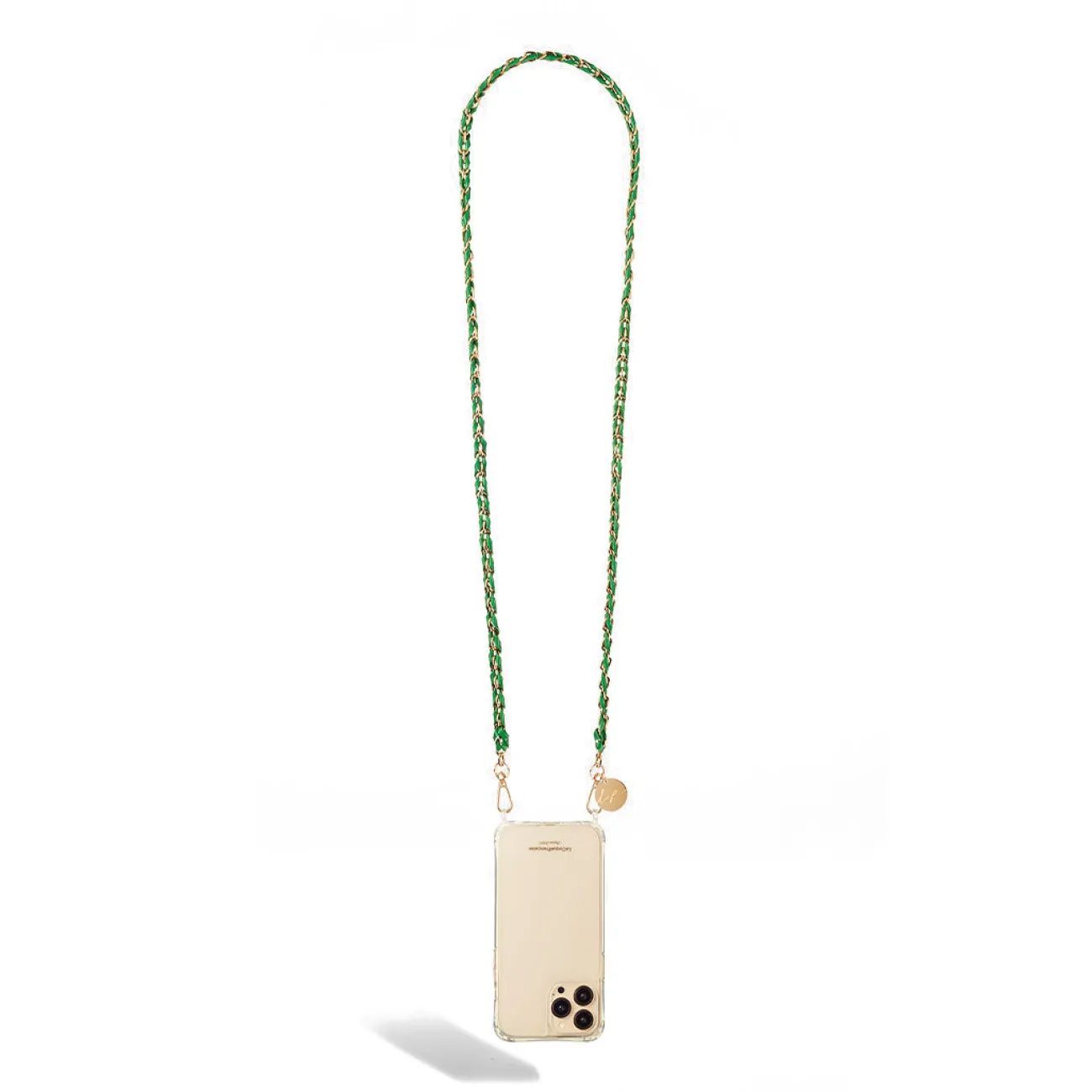 LA COQUE FRANÇAISE Chaînes De Téléphone^Chaîne de Téléphone - Lou - Vert & doré
