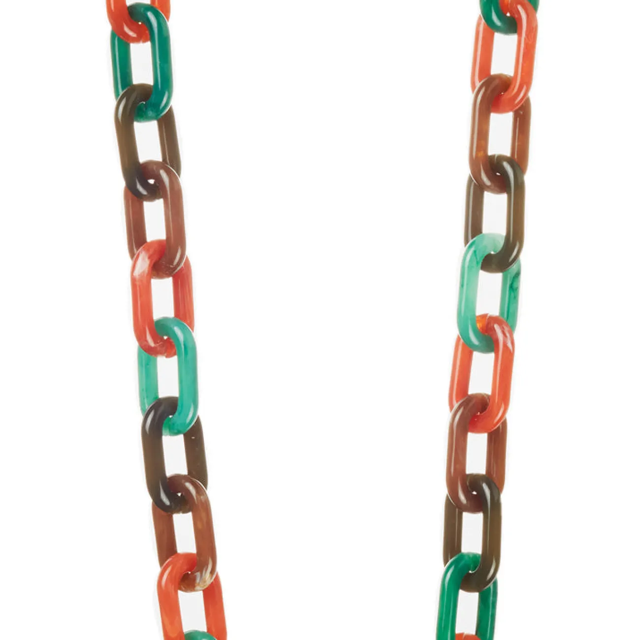 LA COQUE FRANÇAISE Chaînes De Téléphone^Chaîne de téléphone Bijou - Ninon orange et vert