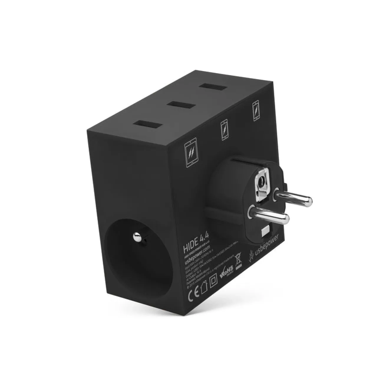 USBEPOWER Accessoires High Tech^Chargeur Hide - noir