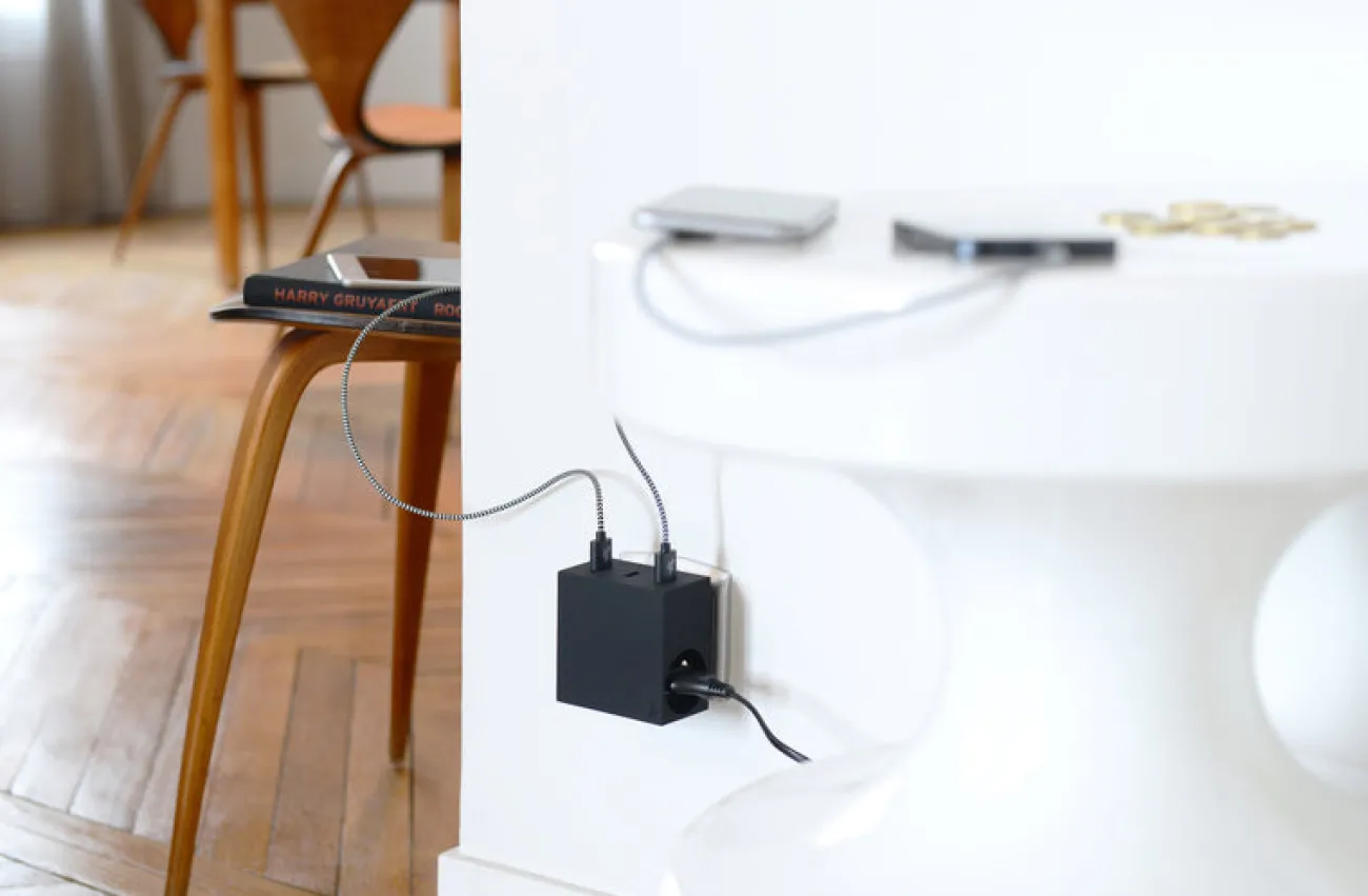 USBEPOWER Accessoires High Tech^Chargeur Hide - noir