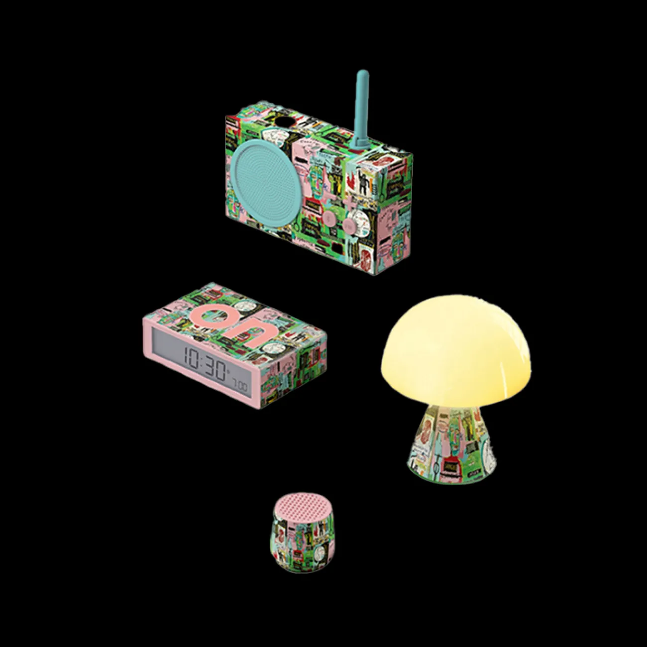 LEXON Enceintes^Coffret x Jean-Michel Basquiat - In Italian
