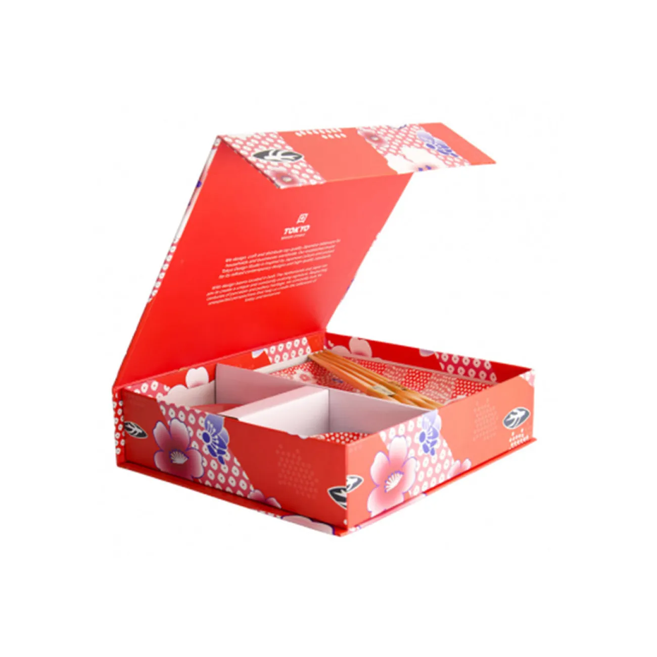 CNB TOKYO DESIGN Plats Sushis & Baguettes | Mugs, Bols Et Tasses^Coffret Sushis Flower - Rouge