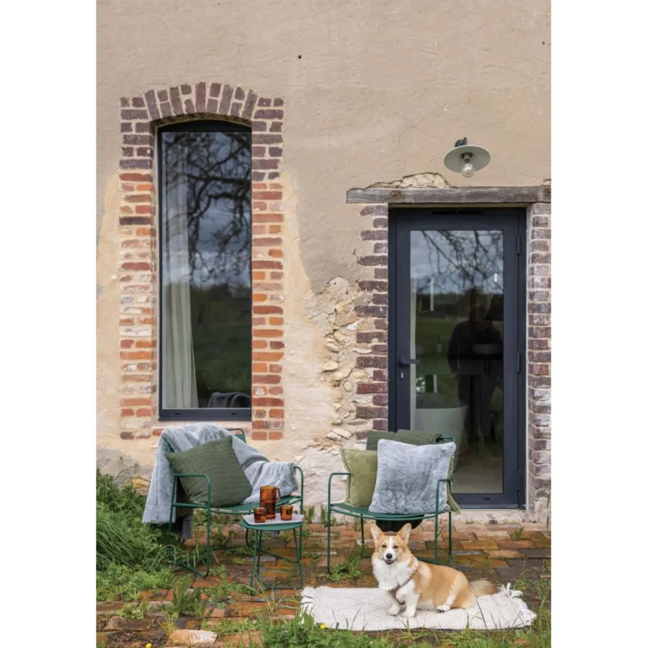 VIVARAISE Tapis, Plaids & Coussins^Coussin velours Kinta - Olive