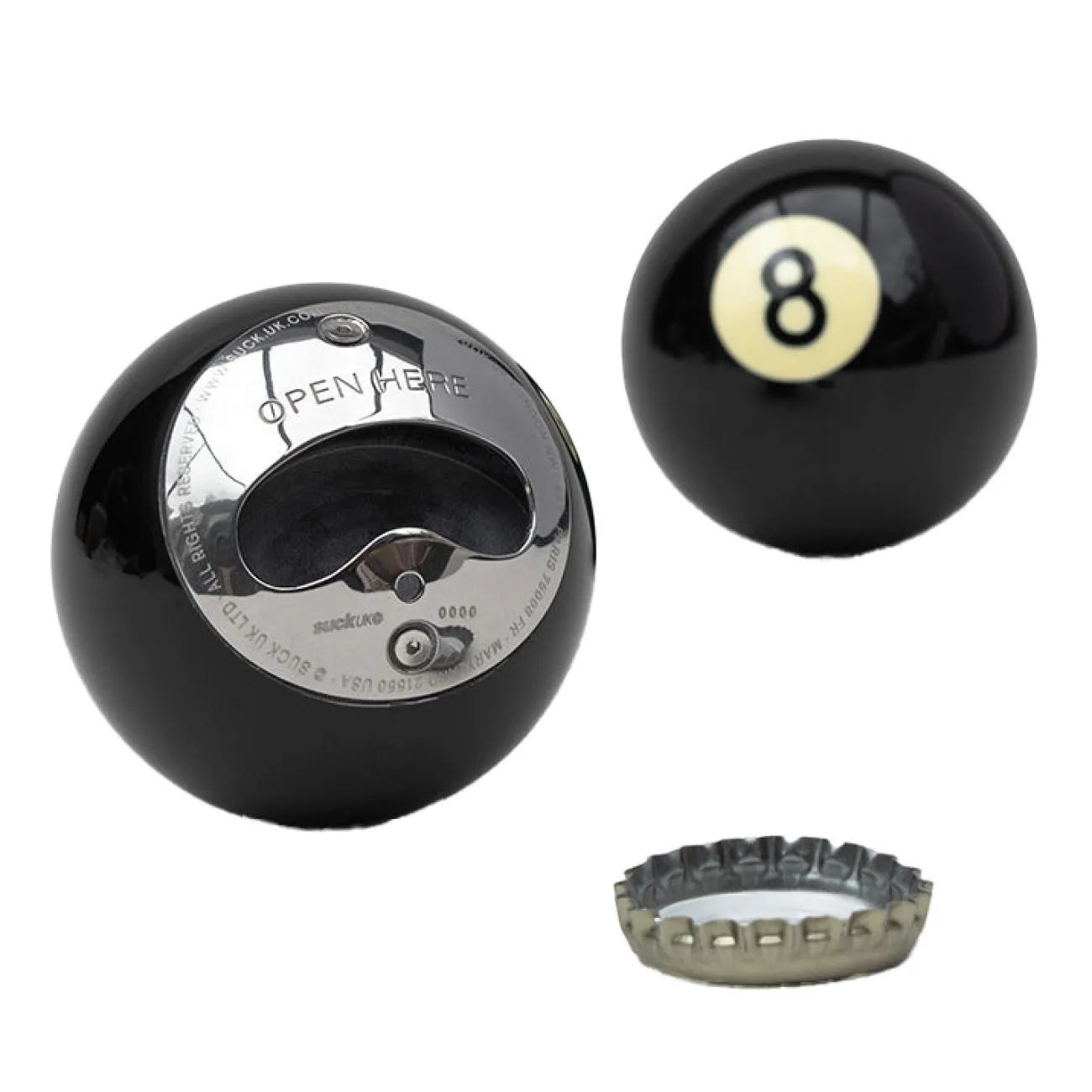 SUCK UK Ustensiles De Cuisine^Décapsuleur boule de billard 8