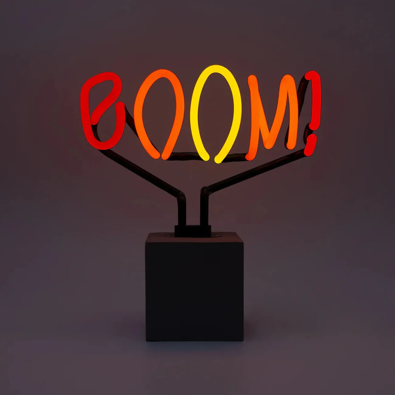 LOCOMOCEAN Néons^Enseigne néon sur socle - Boom