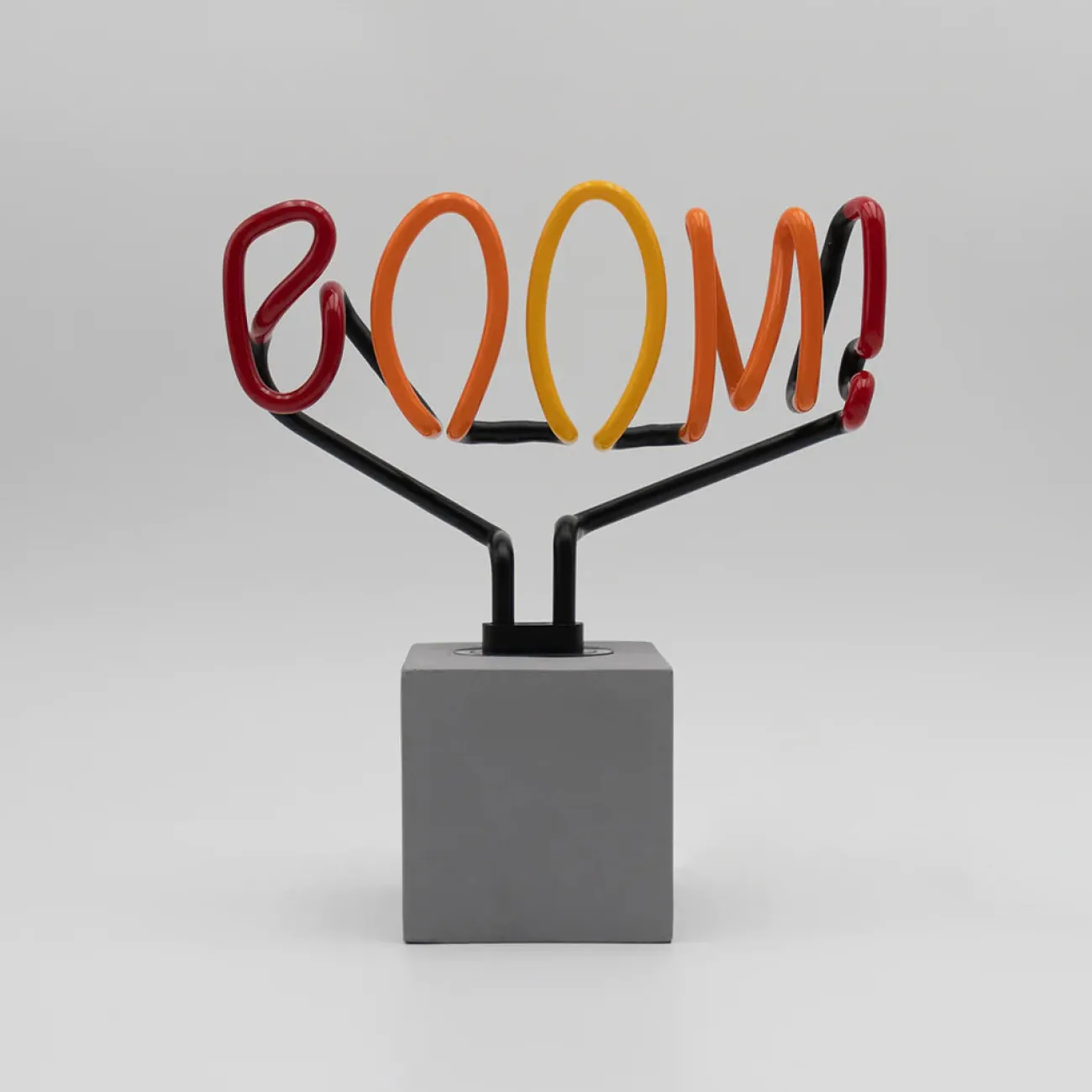 LOCOMOCEAN Néons^Enseigne néon sur socle - Boom