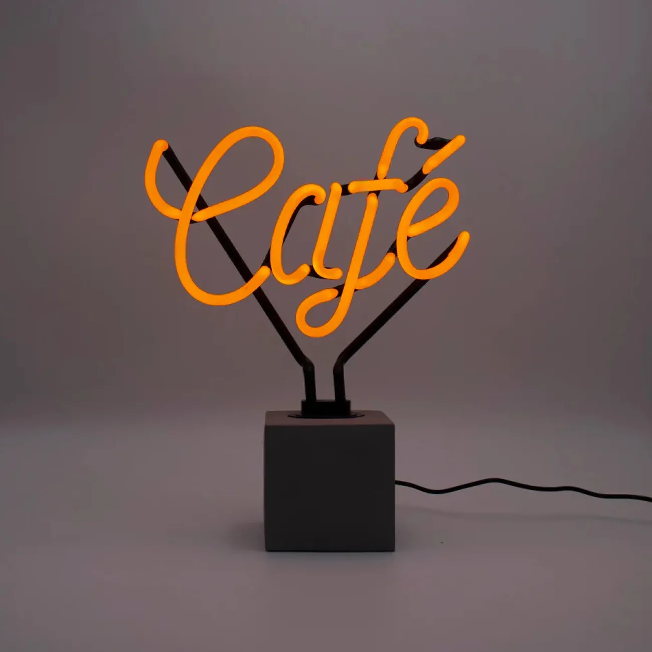 LOCOMOCEAN Néons^Enseigne néon sur socle - Café