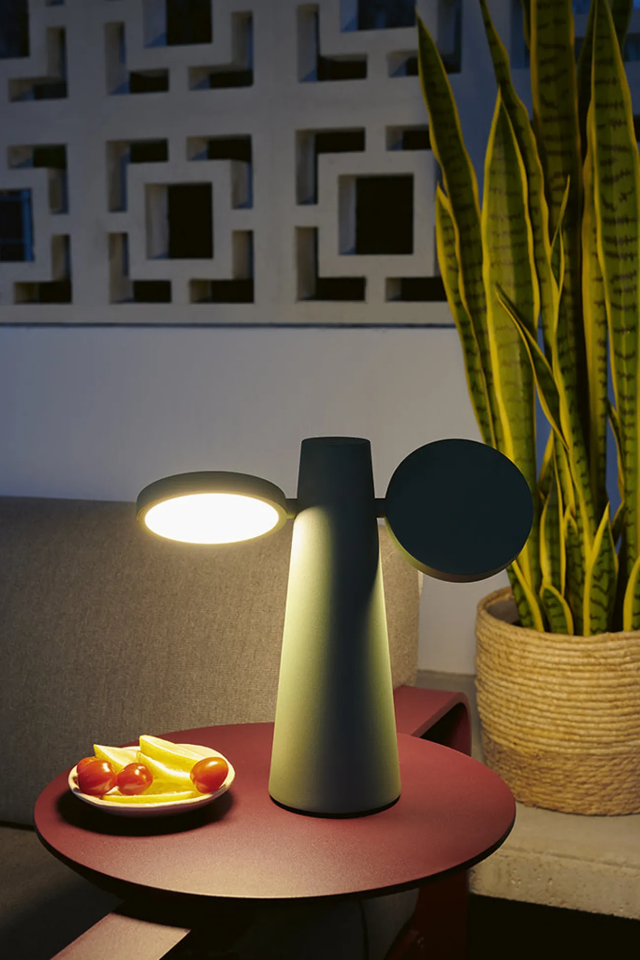 FERMOB Lampes Nomades (Rechargeables)^Lampe à poser sans fil Oto h.27 cm - Cactus