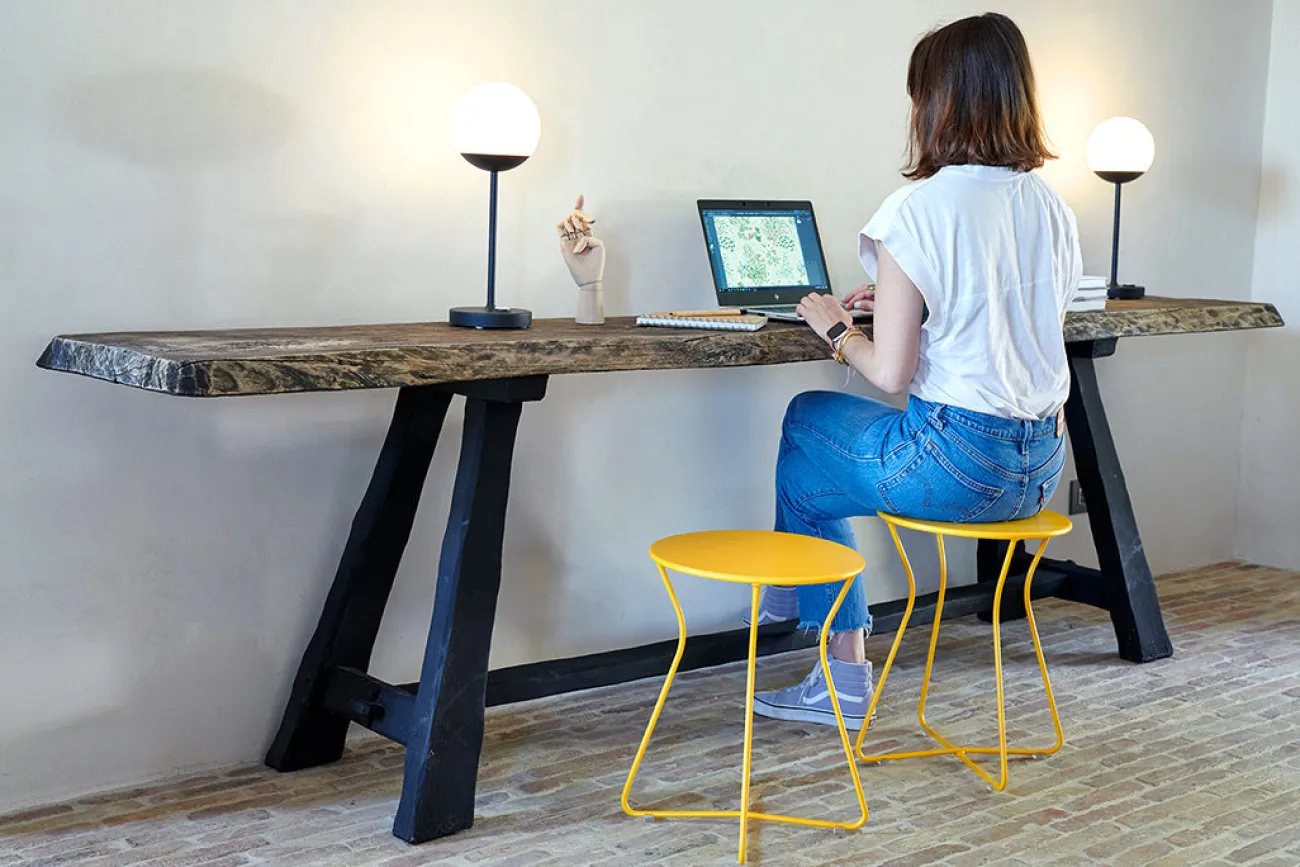 FERMOB Lampes Nomades (Rechargeables)^Mooon! h.41 cm - carbone