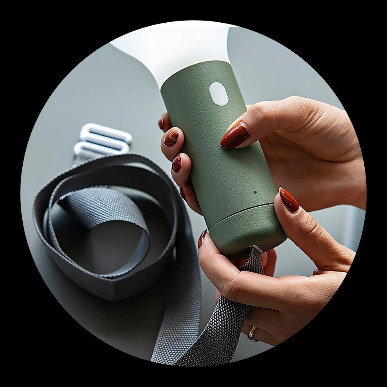 FERMOB Lampes Nomades (Rechargeables)^Sangle de Suspension Lampe Aplô - Coloris Multiples