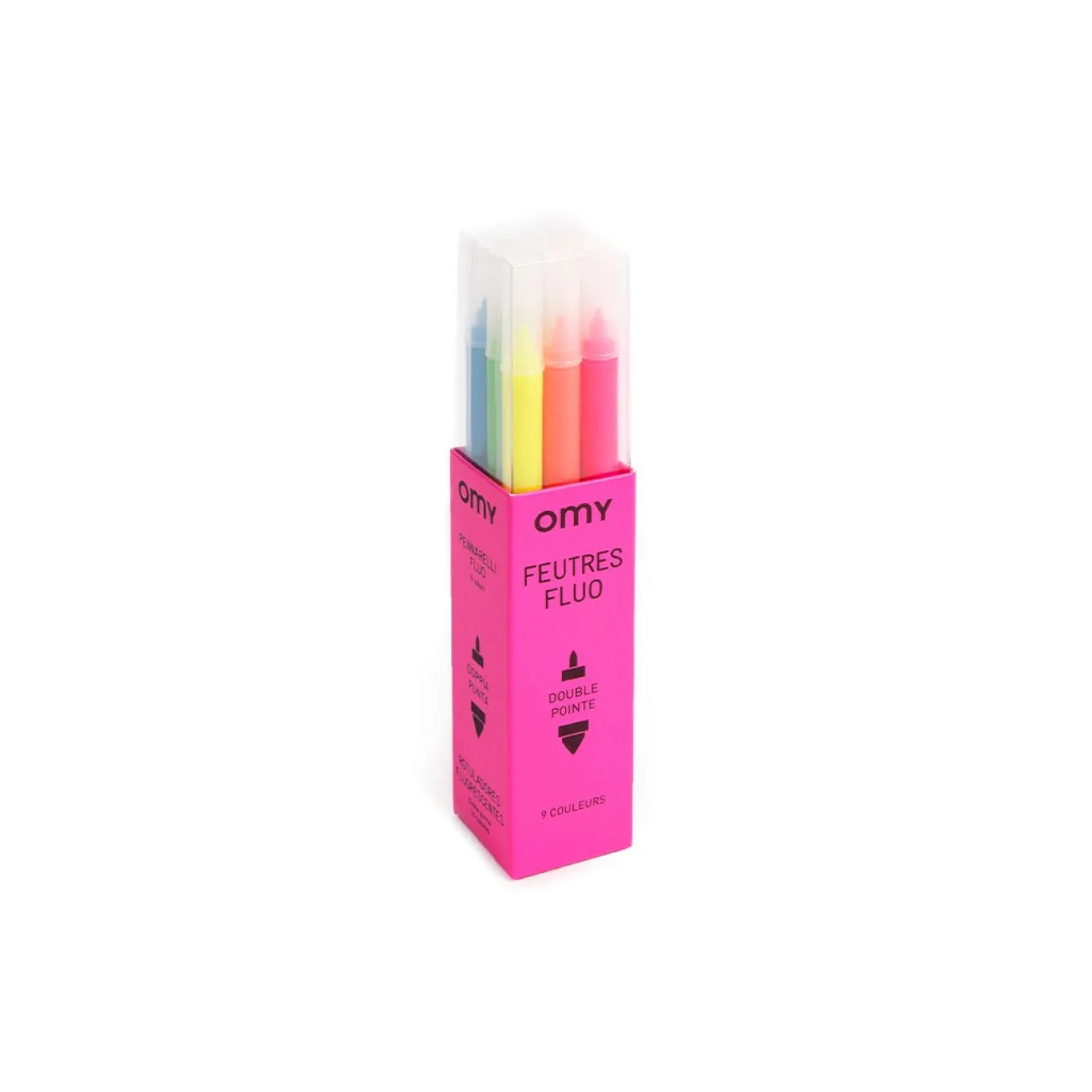 Enfant OMY Papeterie | Jouets Et Coloriages^Feutre - Boîte de 9 feutres fluo