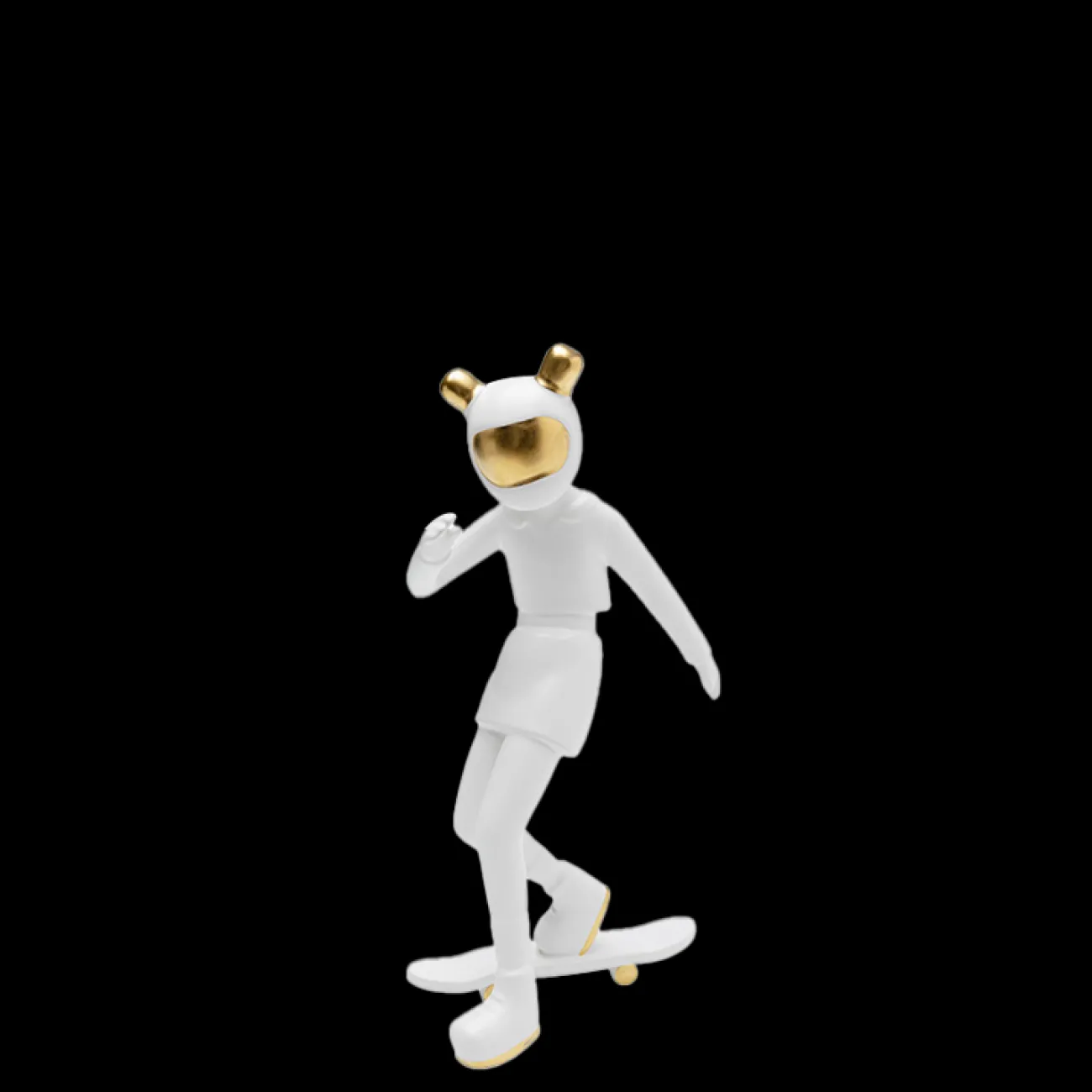 KARE DESIGN Petits Objets Décoratifs^Figurine Déco - Skating Astronaut Blanc