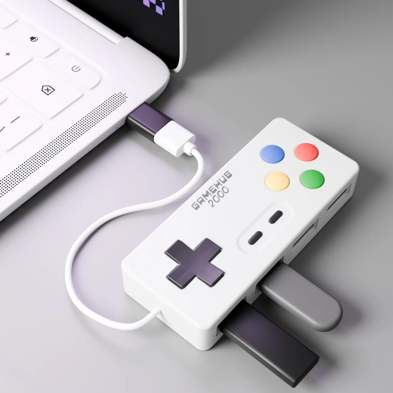 MUSTARD Accessoires High Tech | Enceintes^Game Hub - 4 ports USB