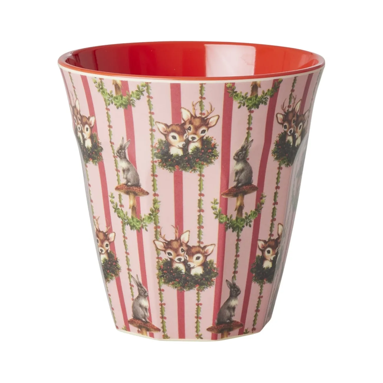 Enfant RICE Vaisselle Enfants | Verres^Gobelet mélamine - Dove Red