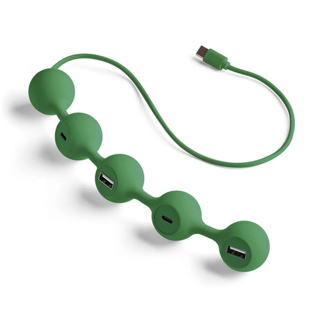 LEXON Accessoires High Tech^Hub-C Peas 4 ports - Jaune