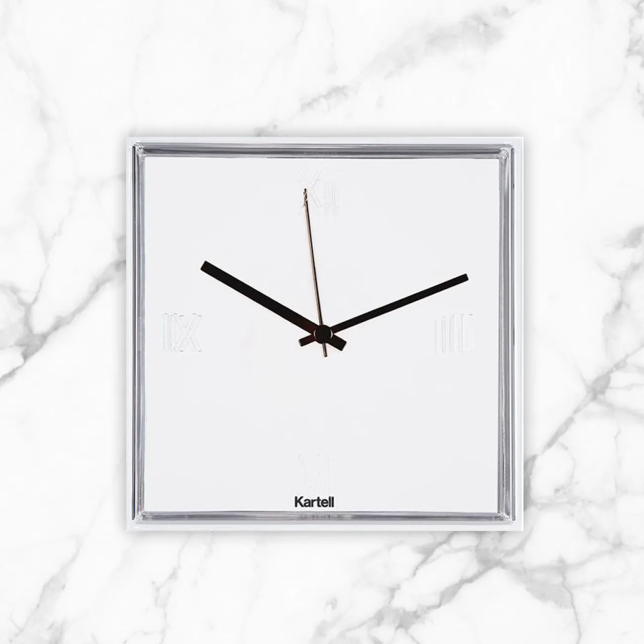 KARTELL Affiches, Décos Murales^- Horloge - Tic&Tac - Blanc