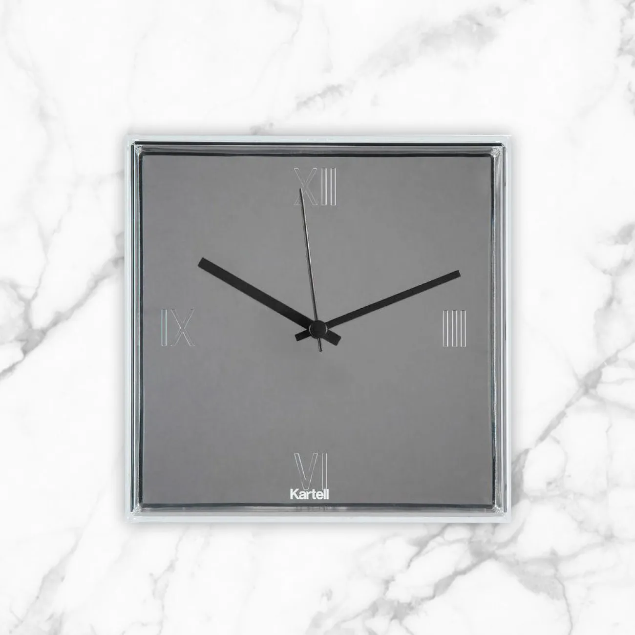 KARTELL Affiches, Décos Murales^- Horloge - Tic&Tac - Chrome