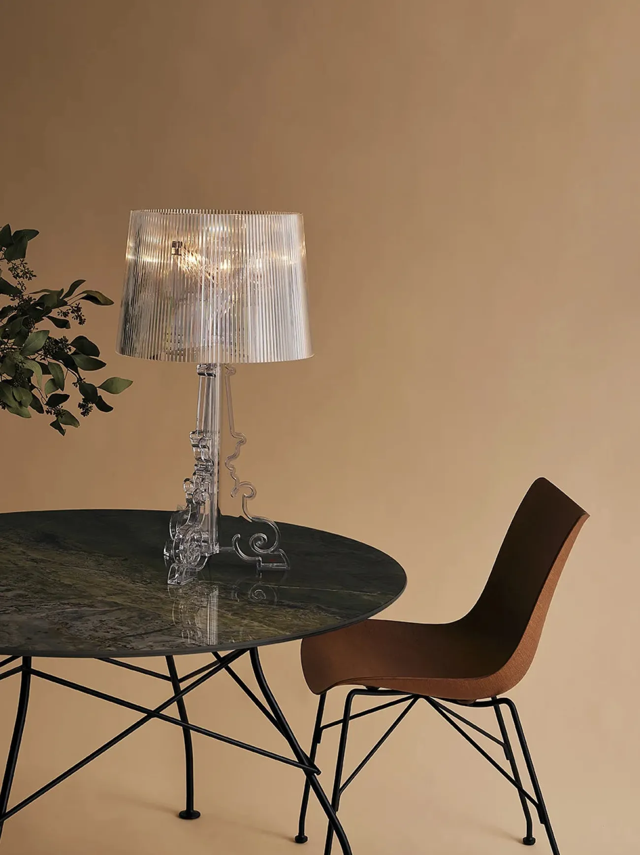 KARTELL Lampes Nomades (Rechargeables)^- Lampe (Sans Fil) - Big Battery - H 37 cm