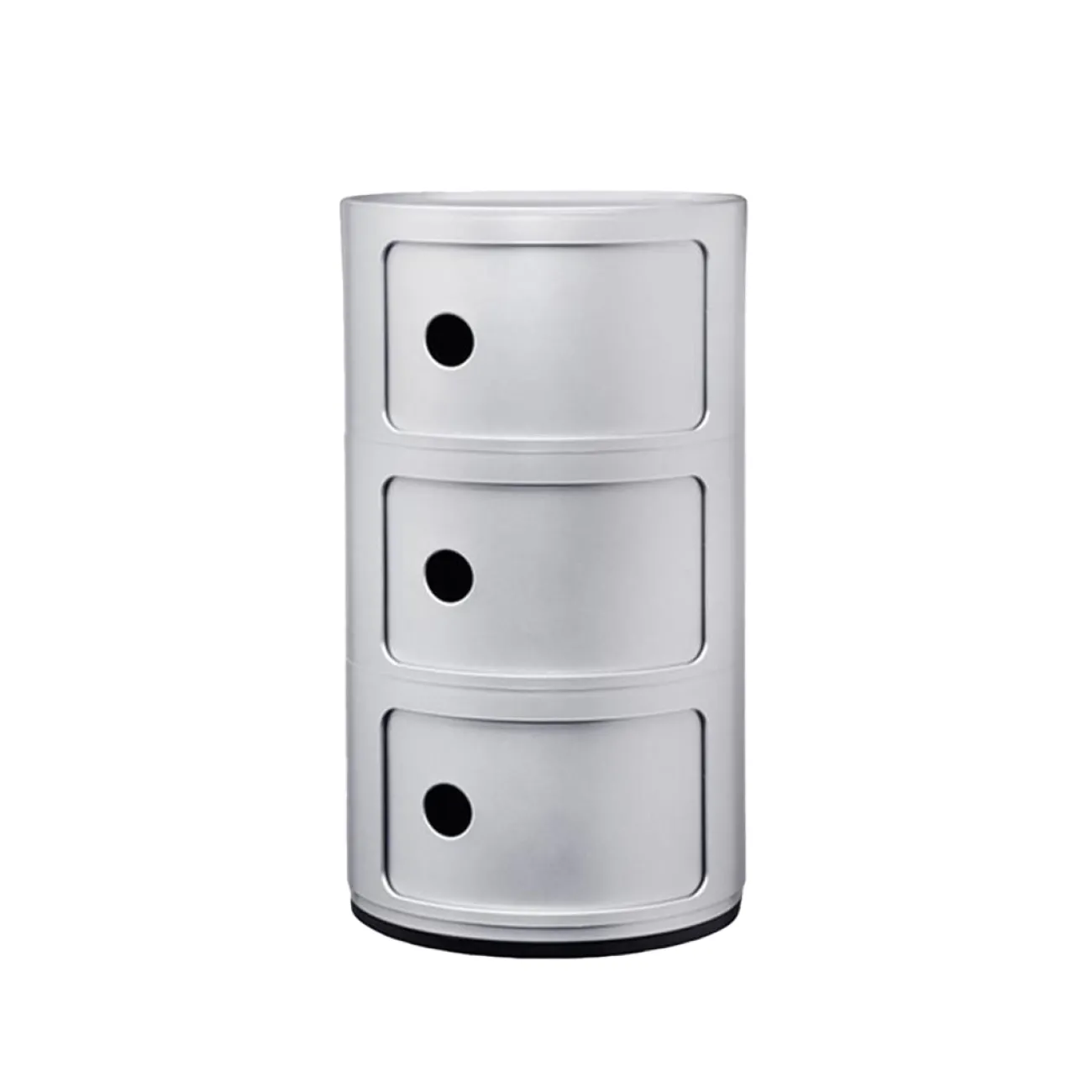 KARTELL Rangements^- Meuble - Componibili (3 tiroirs) - Argent