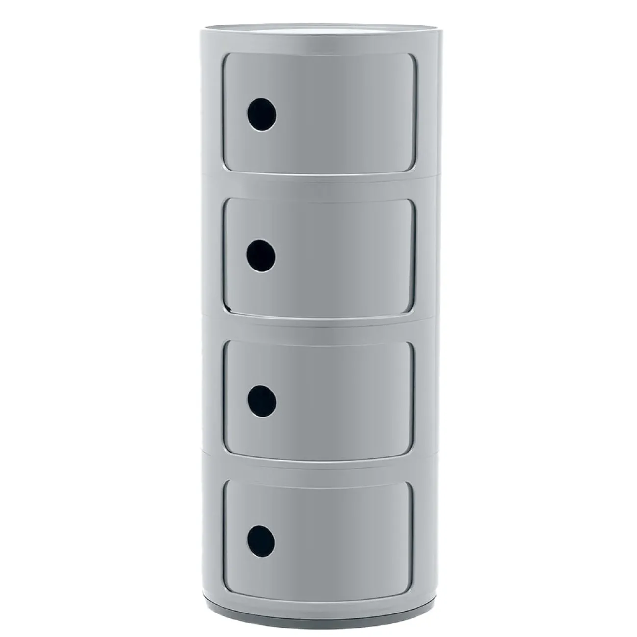 KARTELL Rangements^- Meuble - Componibili (4 tiroirs) - Argent