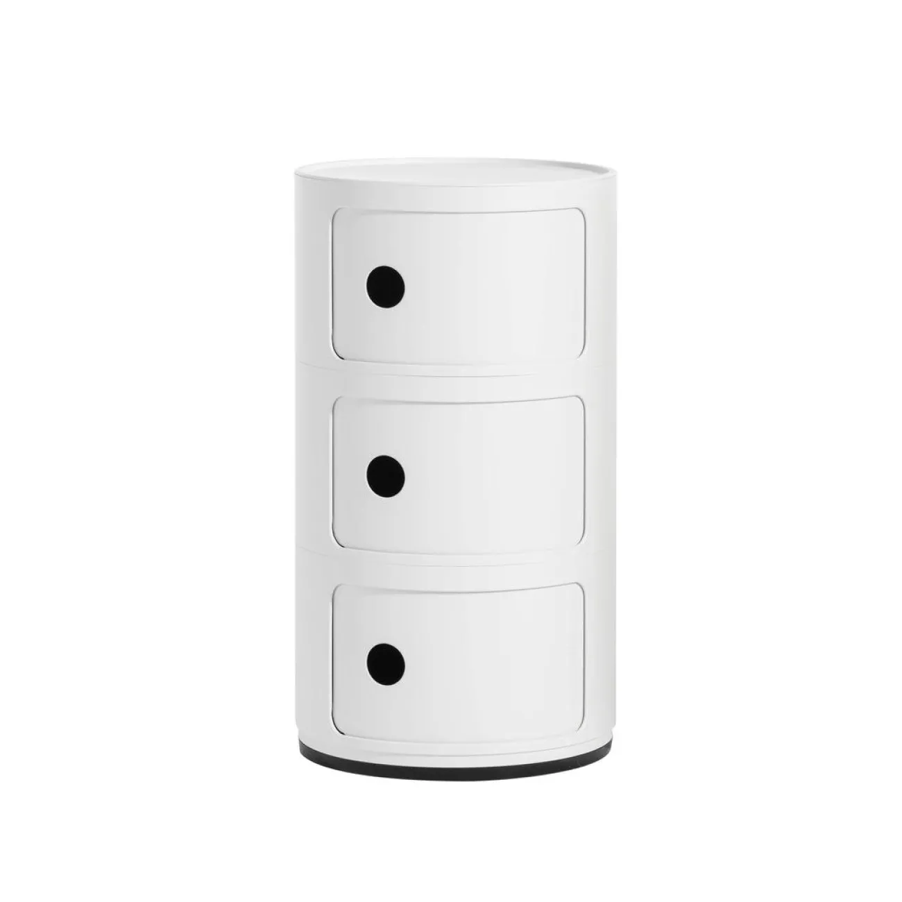 KARTELL Rangements^- Meuble - Componibili (3 tiroirs) - Blanc Mat