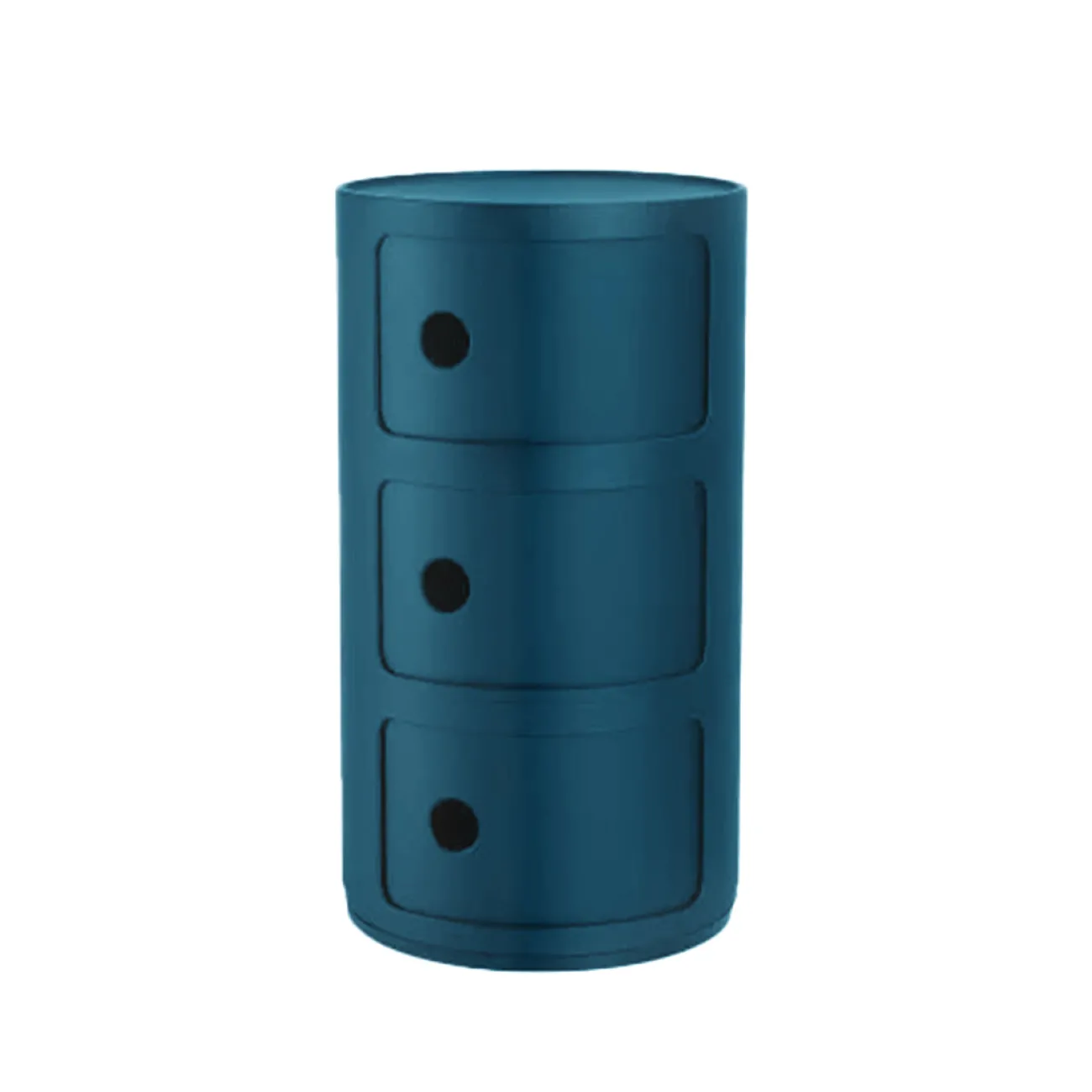 KARTELL Rangements^- Meuble - Componibili (3 tiroirs) - Bleu Canard