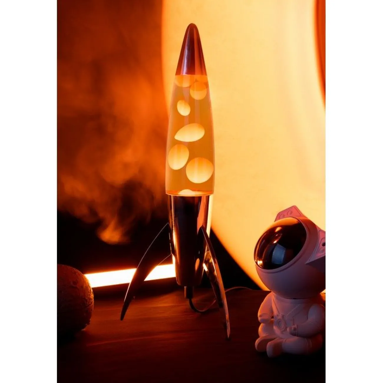 FISURA Lampes À Lave^Lampe à lave h.45cm - Rocket orange