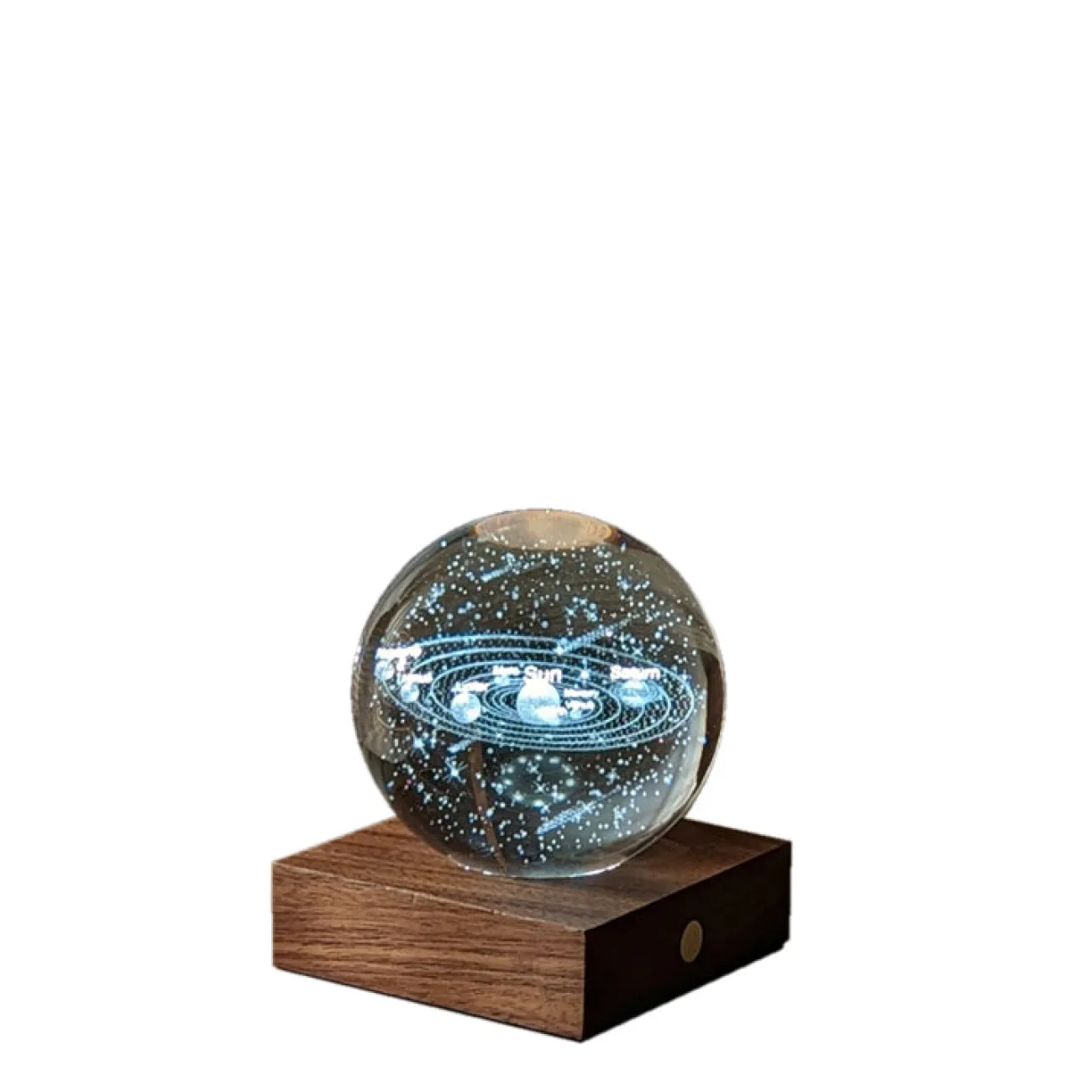 GINGKO Lampes À Poser | Lampes Nomades (Rechargeables)^Lampe boule de cristal lumineuse Ø 8 cm