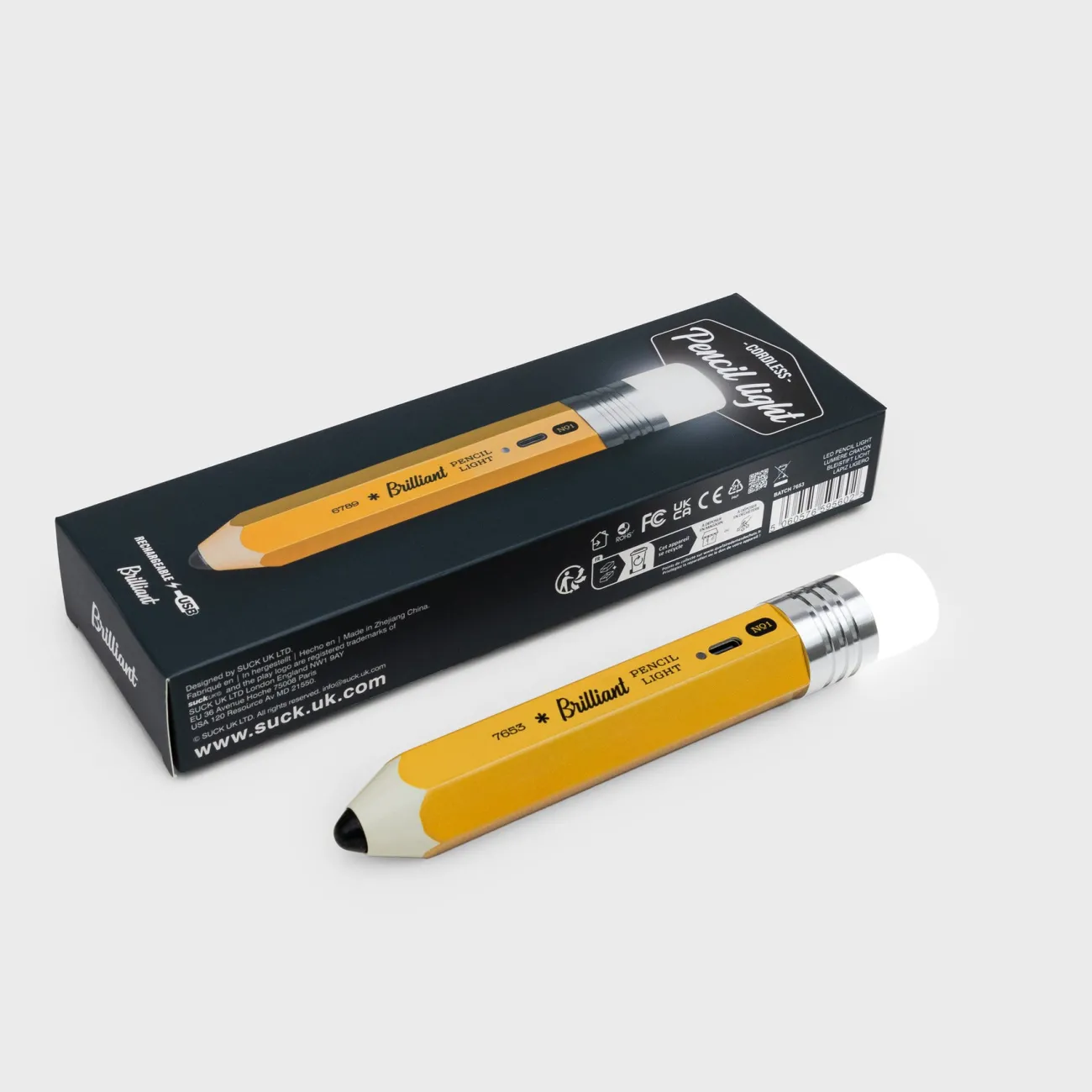 SUCK UK Lampes Nomades (Rechargeables)^Lampe Crayon - h.16 cm