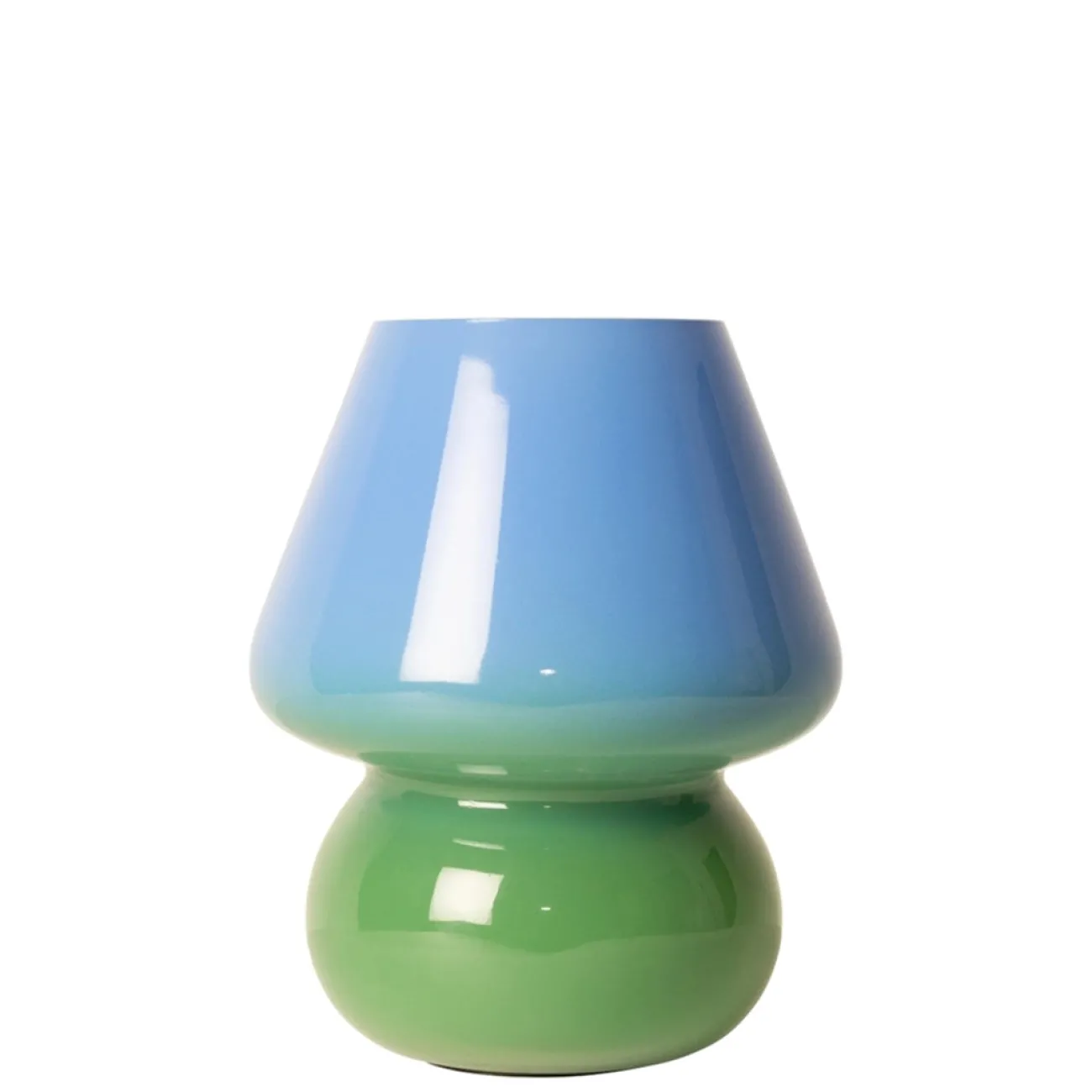 EJA Lampes À Poser | Lampes Champignon^Lampe Joyful Dégradé h. 19 cm - Vert et Bleu