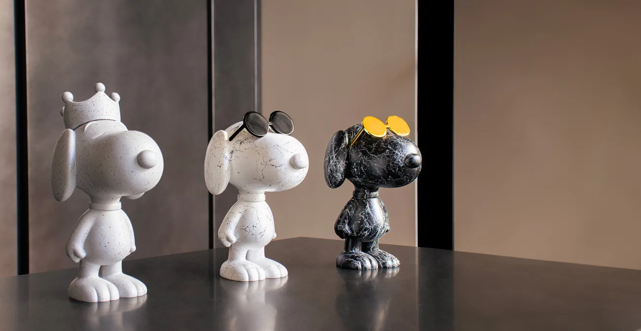 Enfant LEBLON DELIENNE Déco & Luminaires Enfants | Petits Objets Décoratifs^Snoopy Sun Graf h.27 cm - noir