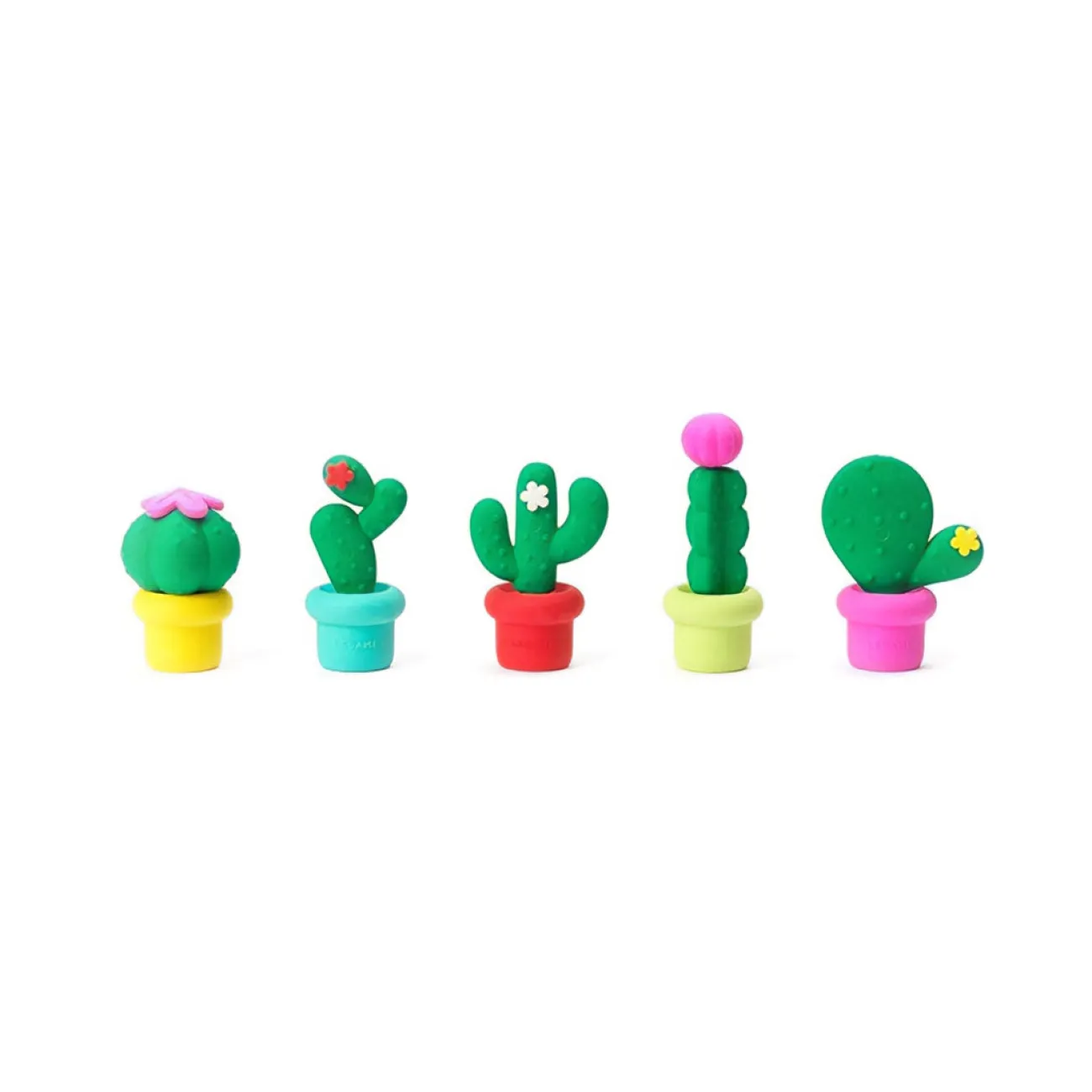 Enfant LEGAMI Papeterie^Lot de 5 Gommes Parfumées Free Hugs – Cactus