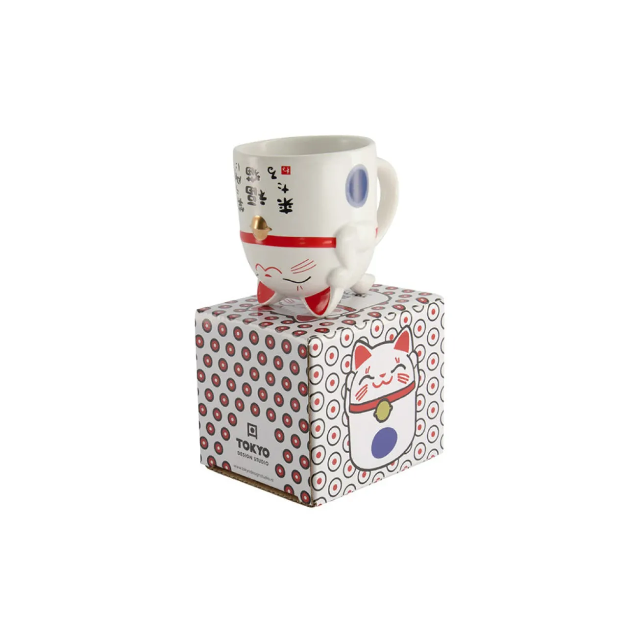CNB TOKYO DESIGN Mugs, Bols Et Tasses^Mug Kawaii - Maneki Neko Bleu