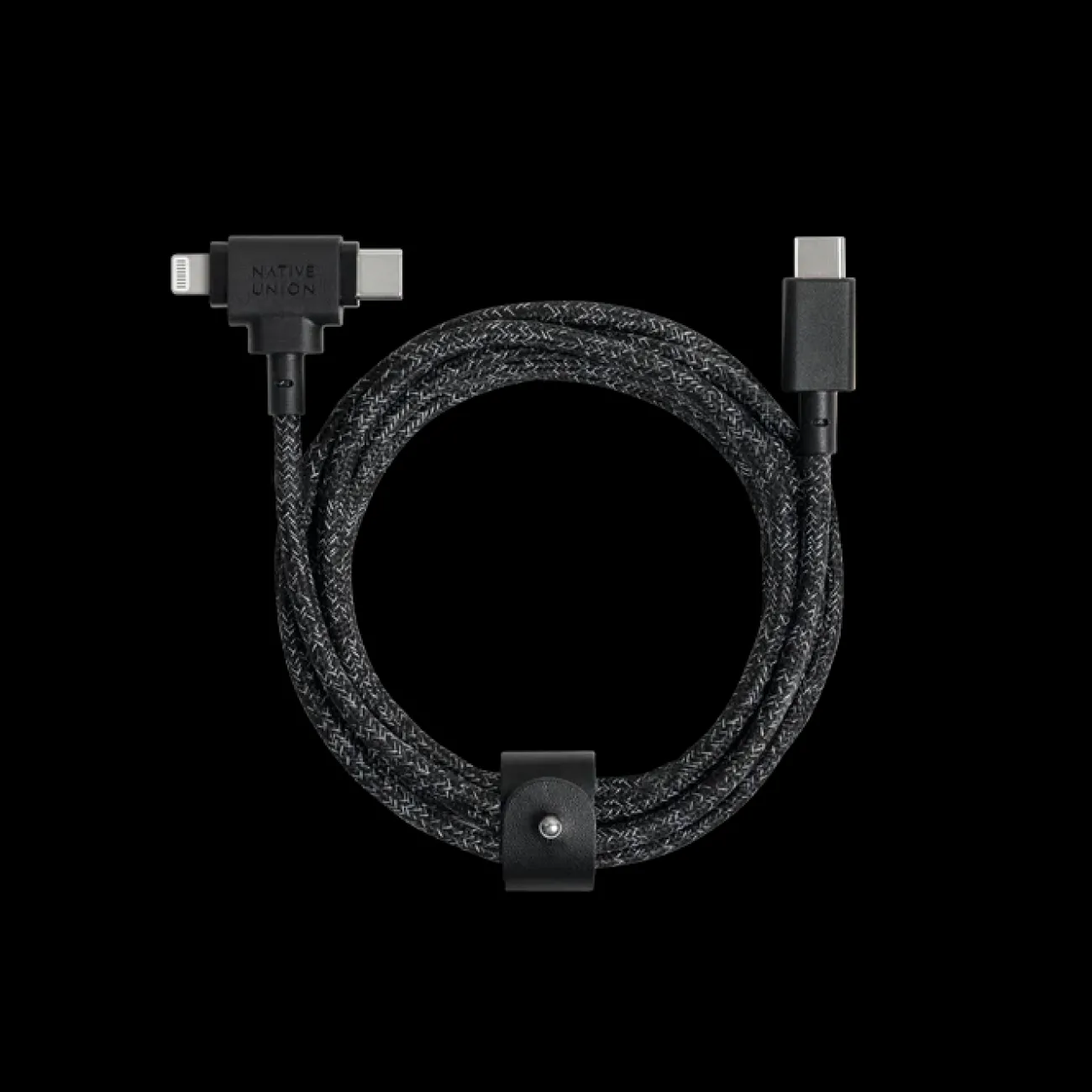 NATIVE UNION Accessoires High Tech^cable belt duo USB-C et lightning 1,5m - cosmos