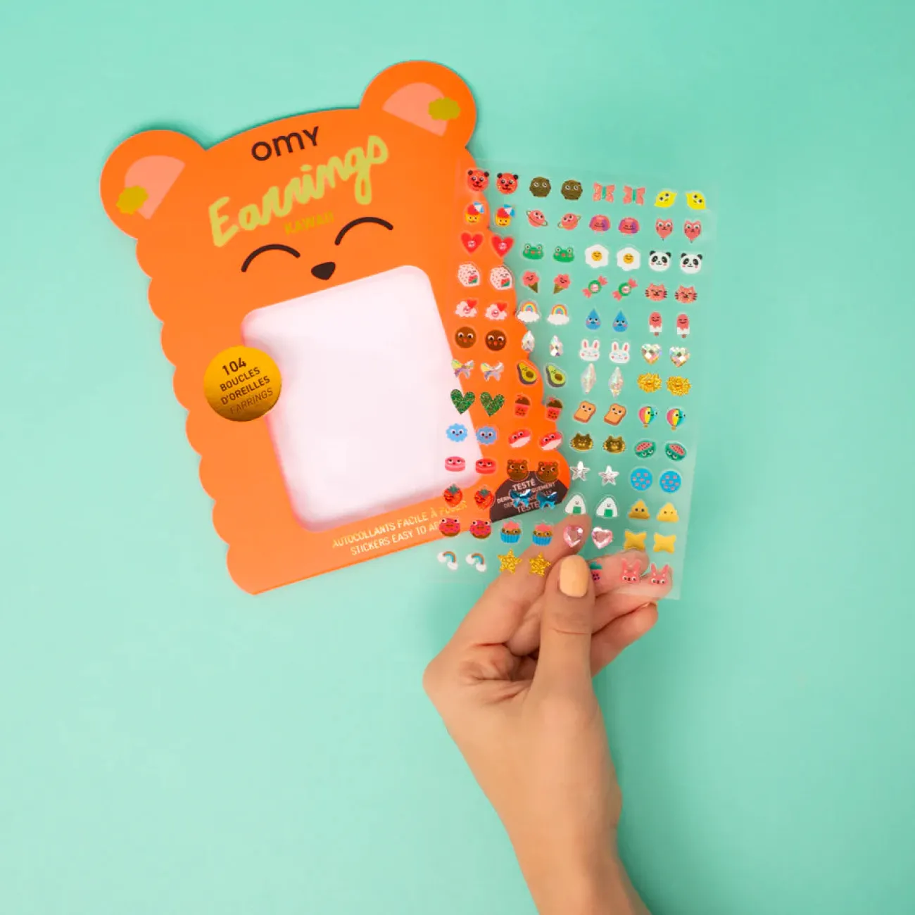 Enfant OMY Jouets Et Coloriages | Jeux & Fun^Boucles d'oreilles autocollantes - Lily