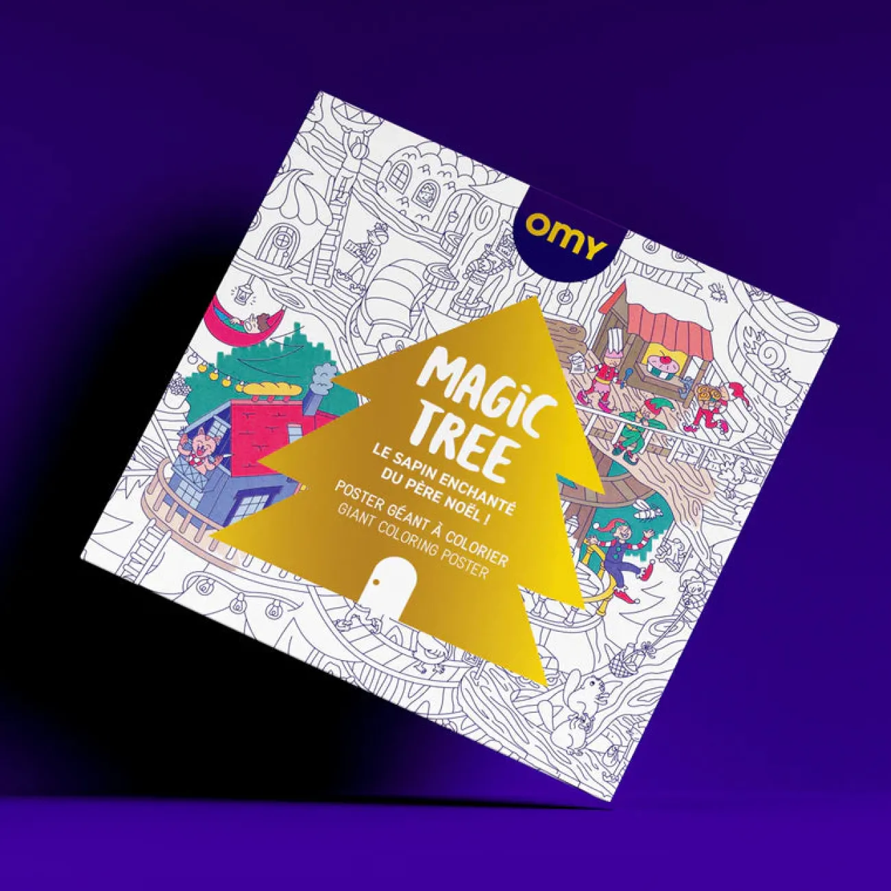 Enfant OMY Jouets Et Coloriages | Jeux & Fun^Coloriage géant à colorier - Magic Tree