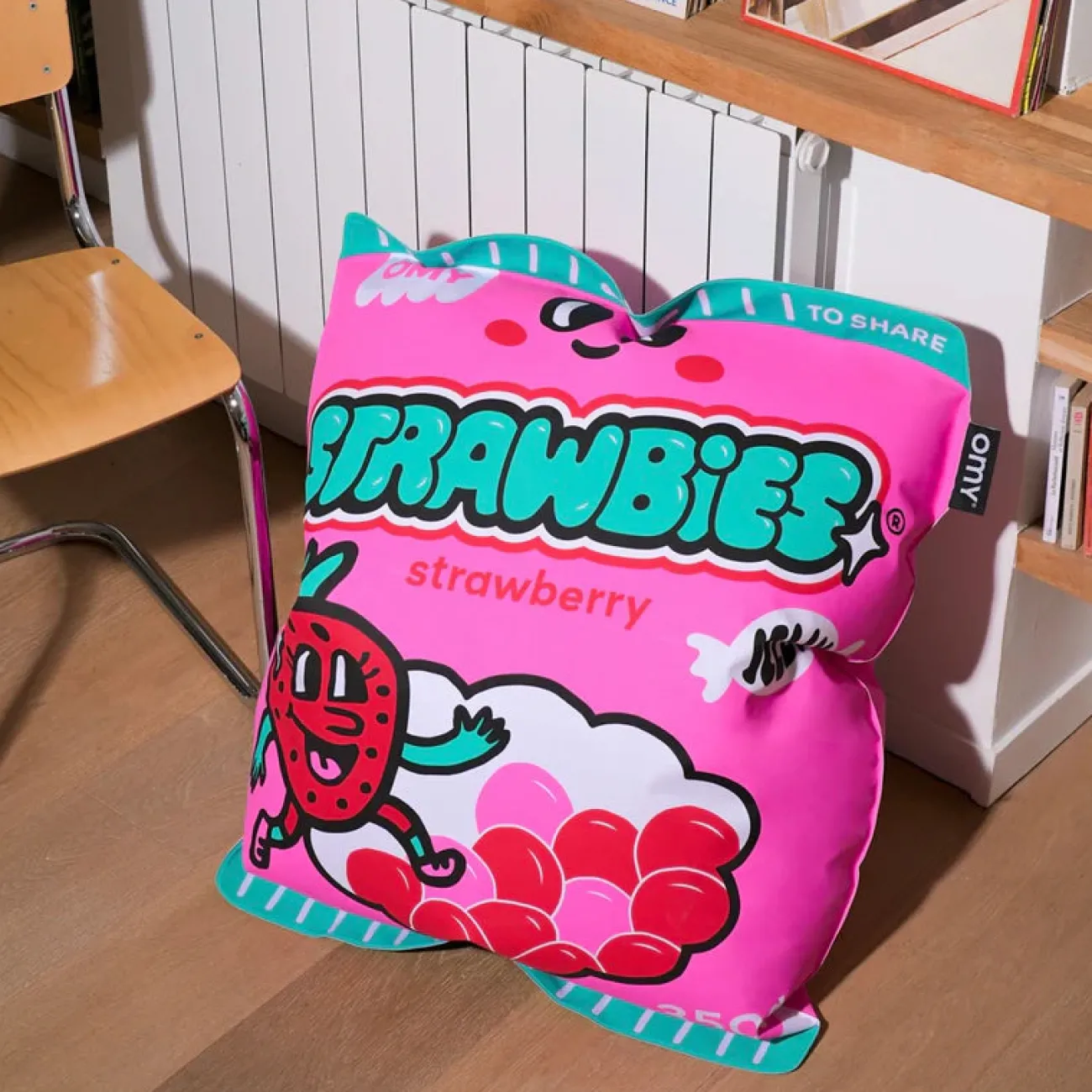 Enfant OMY Déco & Luminaires Enfants^Coussin géant gonflable - Strawbies